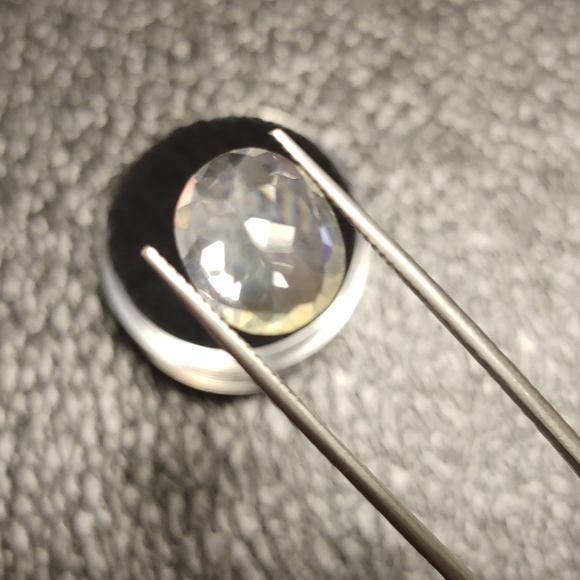 Faceted Clear Morganite Gemstone #136 - Picture 4 of 7